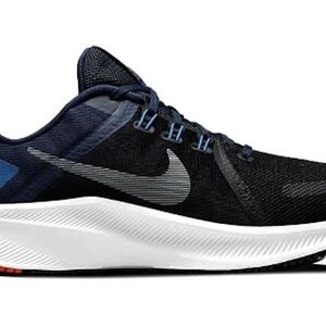 Nike Quest 4 Black and Navy Athletic Sneakers Size 10